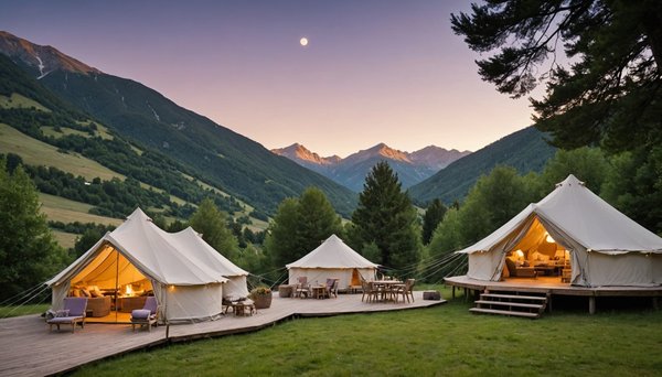 Camping de luxe dans les hautes-pyrénées : nature et prestige en altitude