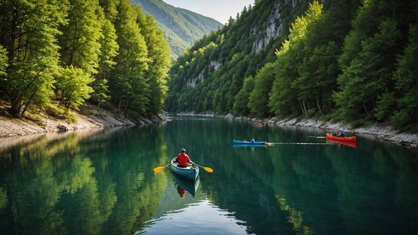 Explore la drôme en canoë : aventures à camping la pinède